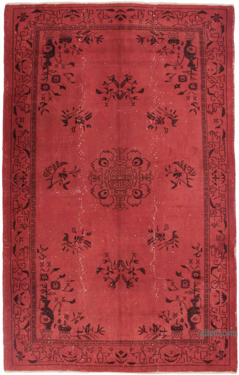 Alfombra Turca Vintage Sobre-teñida - 174 cm x 278 cm - K0073076