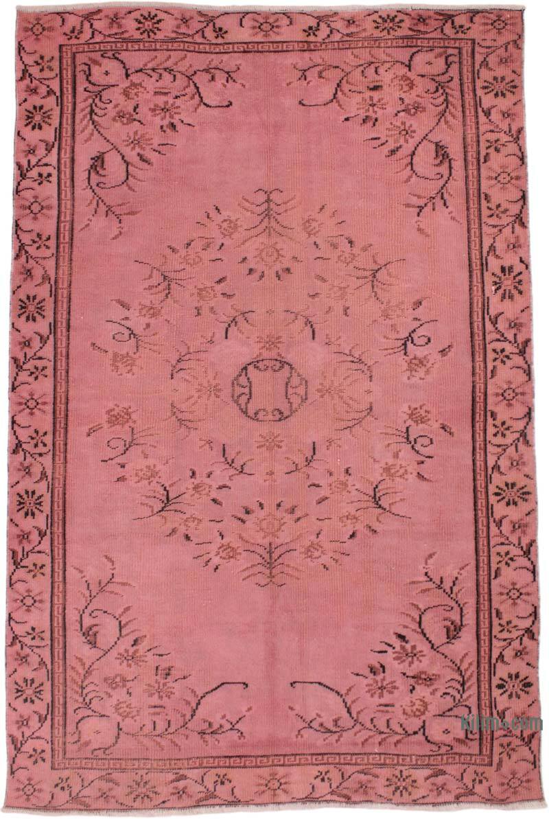 Alfombra Turca Vintage Sobre-teñida - 163 cm x 248 cm - K0073078