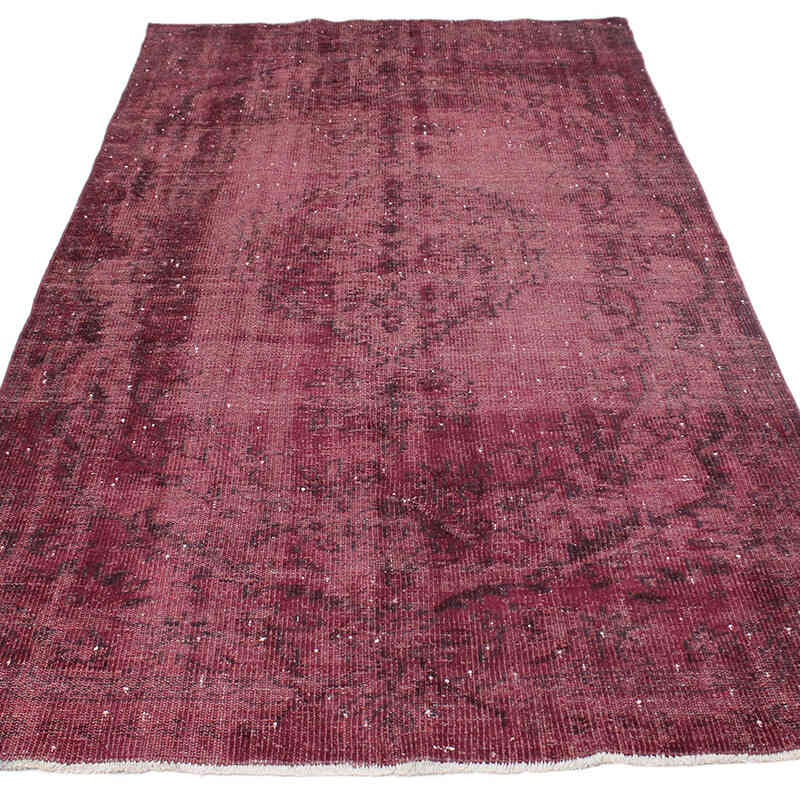 Alfombra Turca Vintage Sobre-teñida - 138 cm x 257 cm - K0073080
