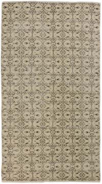 Vintage Turkish Hand-Knotted Rug - 4' 8" x 8' 4" (56" x 100")