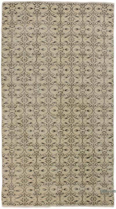 Alfombra Vintage Turca Anudada a Mano - 141 cm x 255 cm