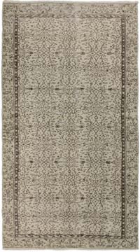 Vintage Turkish Hand-Knotted Rug - 4' 10" x 8' 9" (58" x 105")