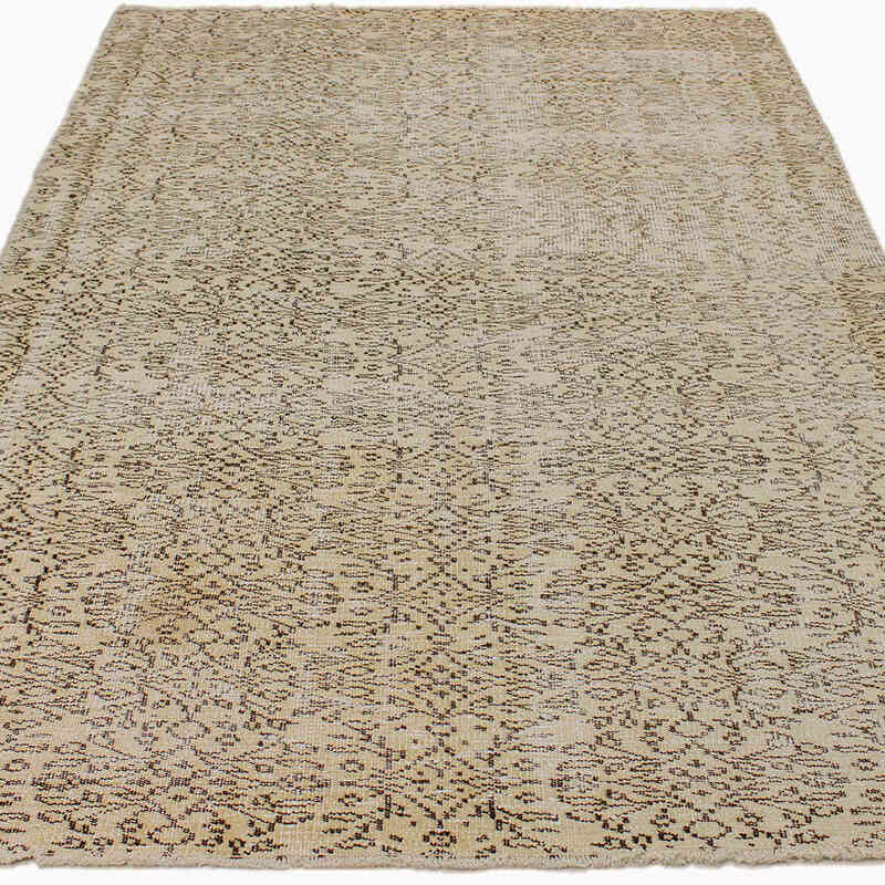 Alfombra Vintage Turca Anudada a Mano - 163 cm x 250 cm - K0073086