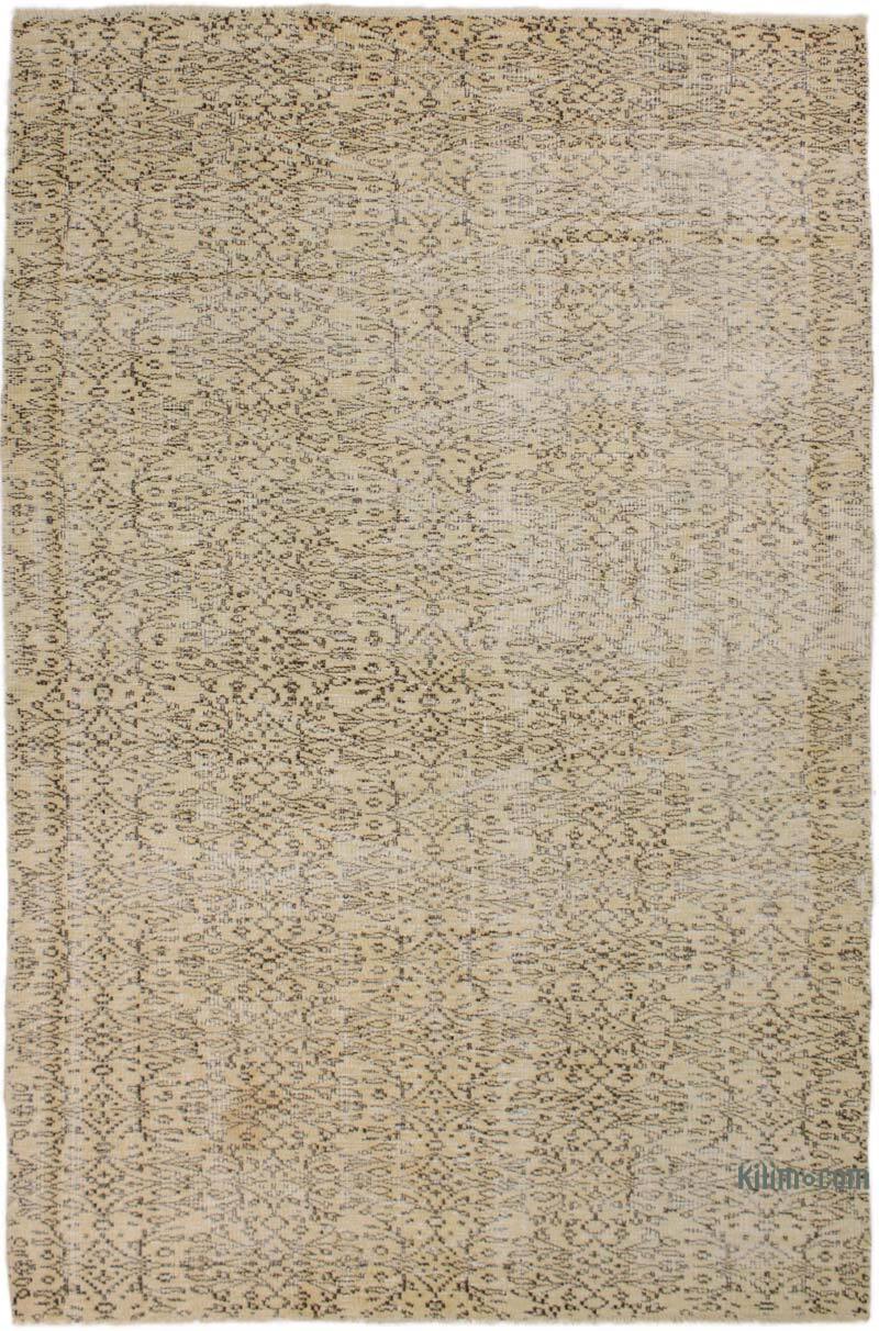 Alfombra Vintage Turca Anudada a Mano - 163 cm x 250 cm - K0073086
