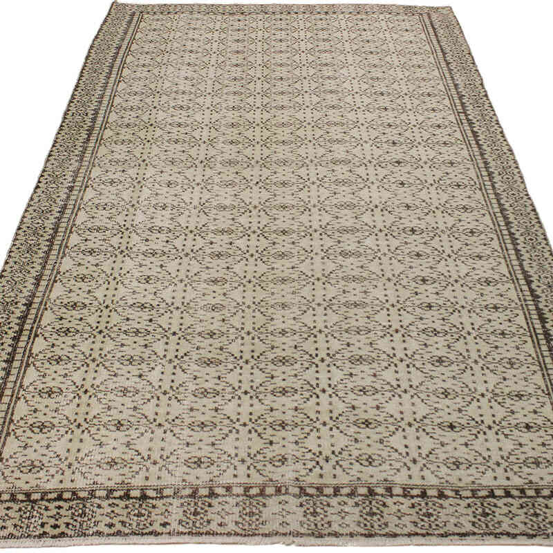 Alfombra Vintage Turca Anudada a Mano - 160 cm x 270 cm - K0073087