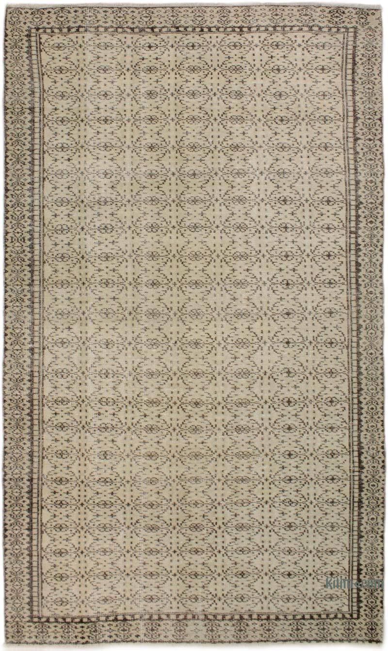 Alfombra Vintage Turca Anudada a Mano - 160 cm x 270 cm - K0073087
