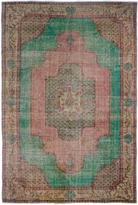 El Dokuma Vintage Halı - 196 cm x 290 cm