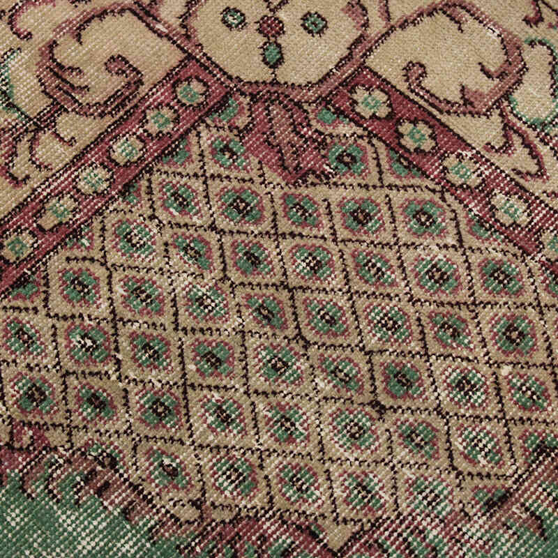 Vintage Turkish Hand-Knotted Rug - 6' 5" x 9' 6" (77" x 114") - K0073091