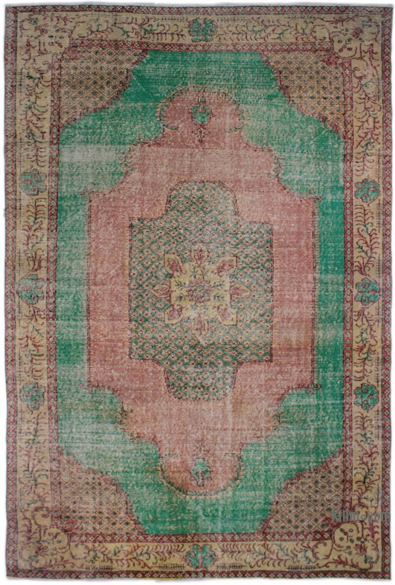 Vintage Turkish Hand-Knotted Rug - 6' 5" x 9' 6" (77" x 114") - K0073091