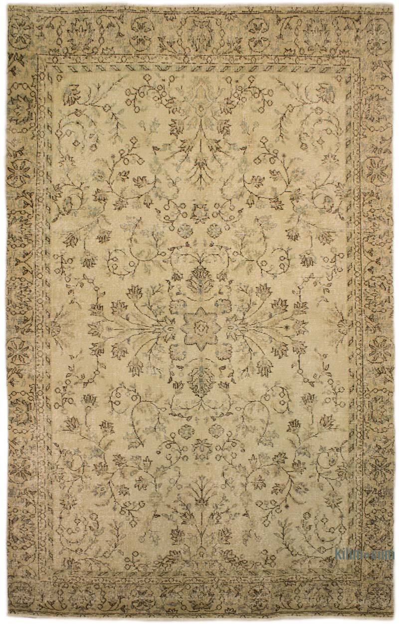 Alfombra Vintage Turca Anudada a Mano - 181 cm x 288 cm - K0073092
