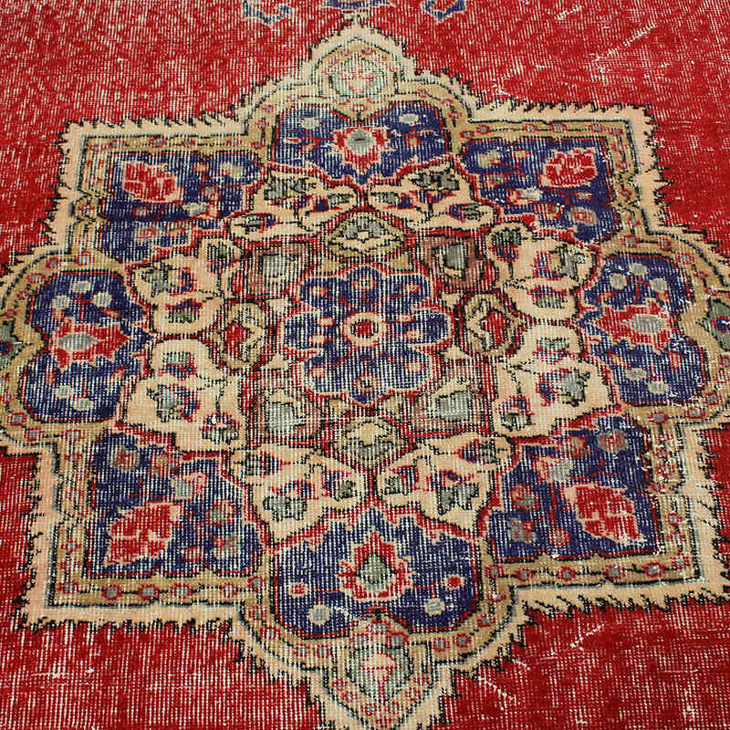 Alfombra Vintage Turca Anudada a Mano - 173 cm x 275 cm - K0073097