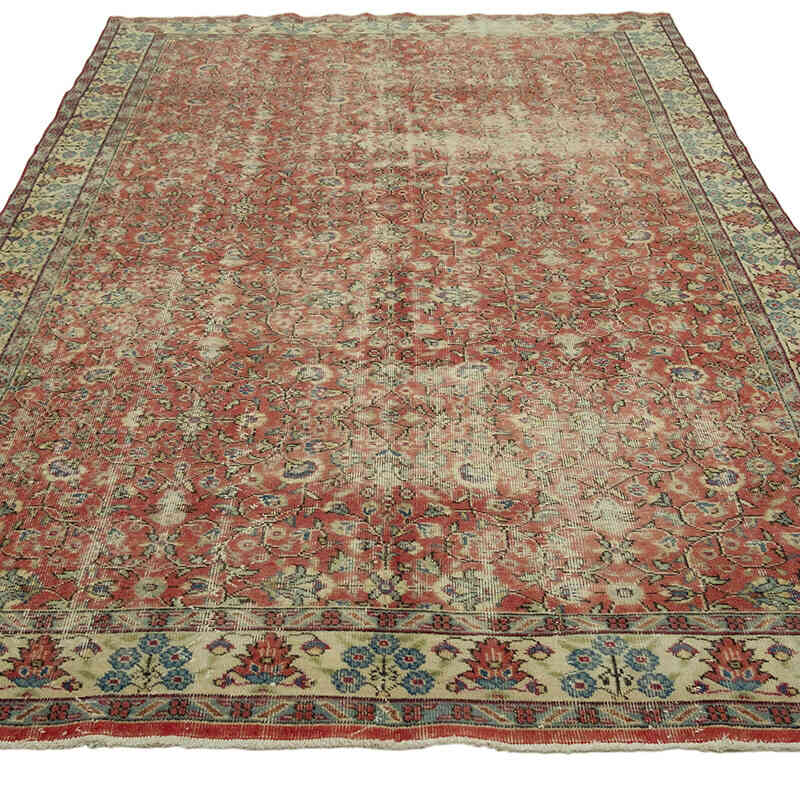 Vintage Turkish Hand-Knotted Rug - 6' 8" x 10' 2" (80" x 122") - K0073099