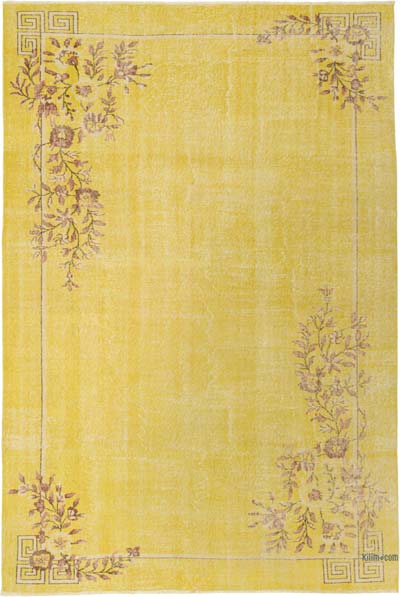Alfombra Vintage Turca Anudada a Mano - 207 cm x 307 cm