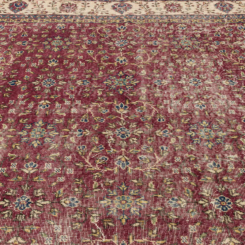 Vintage Turkish Hand-Knotted Rug - 6' 11" x 10' 2" (83" x 122") - K0073103