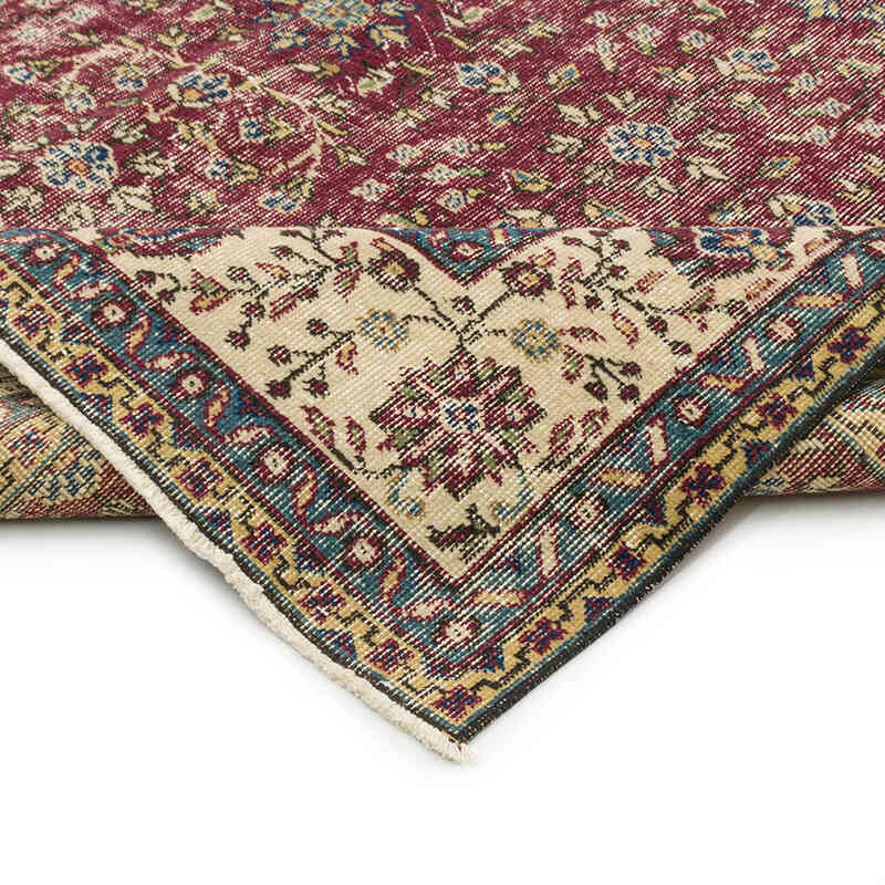 Vintage Turkish Hand-Knotted Rug - 6' 11" x 10' 2" (83" x 122") - K0073103