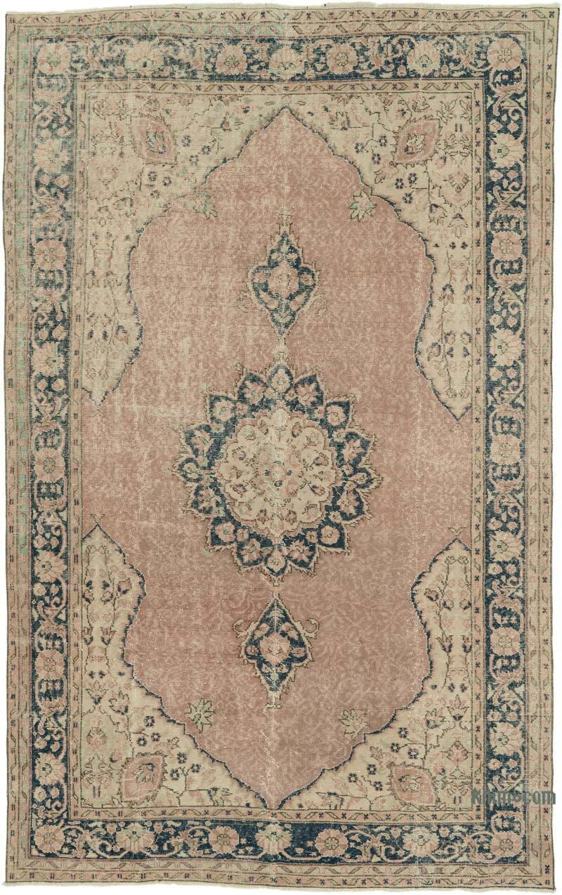 Vintage Turkish Hand-Knotted Rug - 6' 7" x 10' 7" (79" x 127") - K0073105