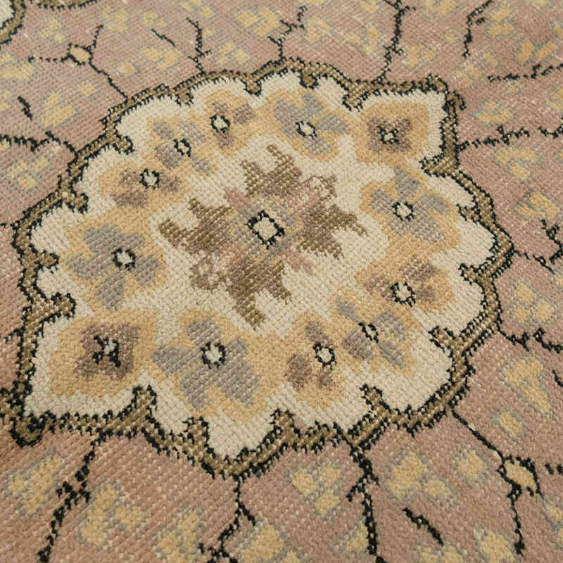 Alfombra Vintage Turca Anudada a Mano - 206 cm x 327 cm - K0073106