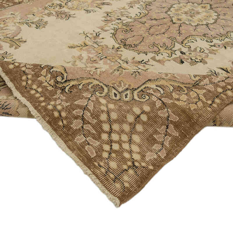 Alfombra Vintage Turca Anudada a Mano - 206 cm x 327 cm - K0073106