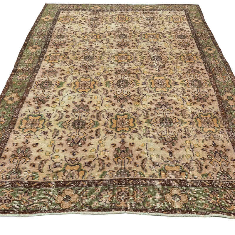 El Dokuma Vintage Halı - 170 cm x 276 cm - K0073109
