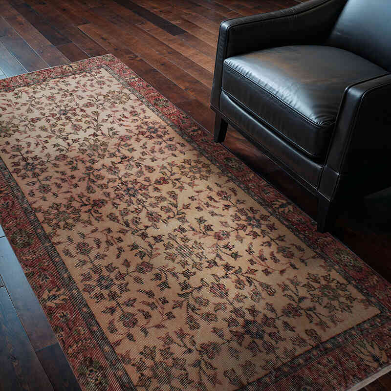 Vintage Turkish Hand-Knotted Rug - 3' 6" x 6' 9" (42" x 81") - K0073113
