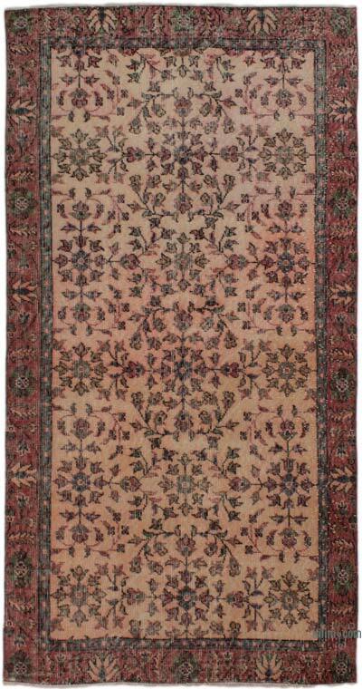 El Dokuma Vintage Halı - 107 cm x 207 cm