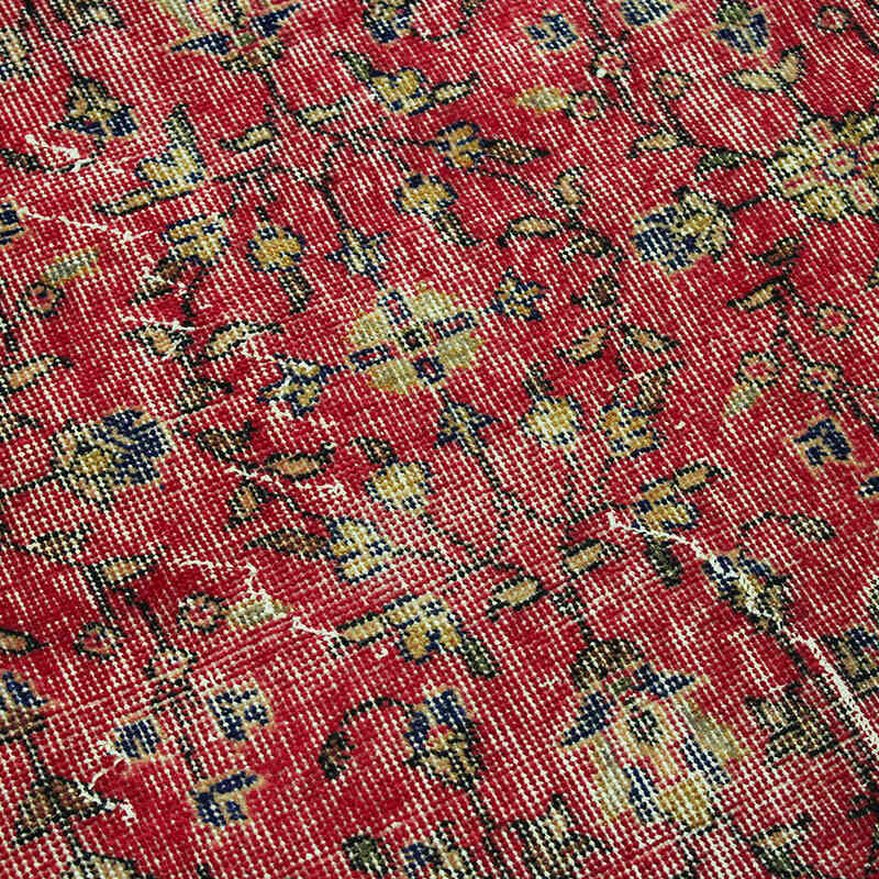 Alfombra Vintage Turca Anudada a Mano - 108 cm x 200 cm - K0073117