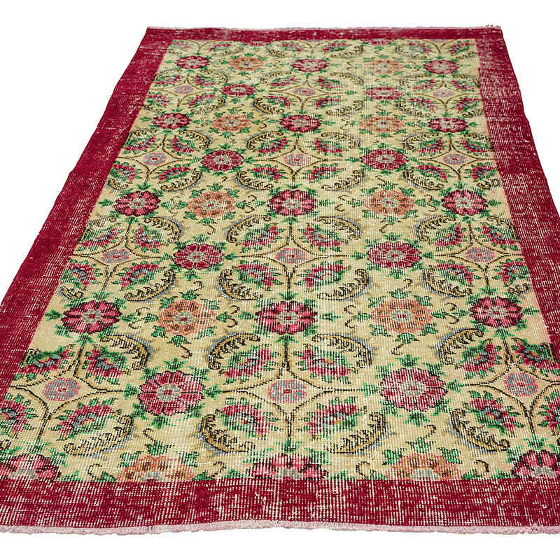 Vintage Turkish Hand-Knotted Rug - 3' 9" x 6' 9" (45" x 81") - K0073119