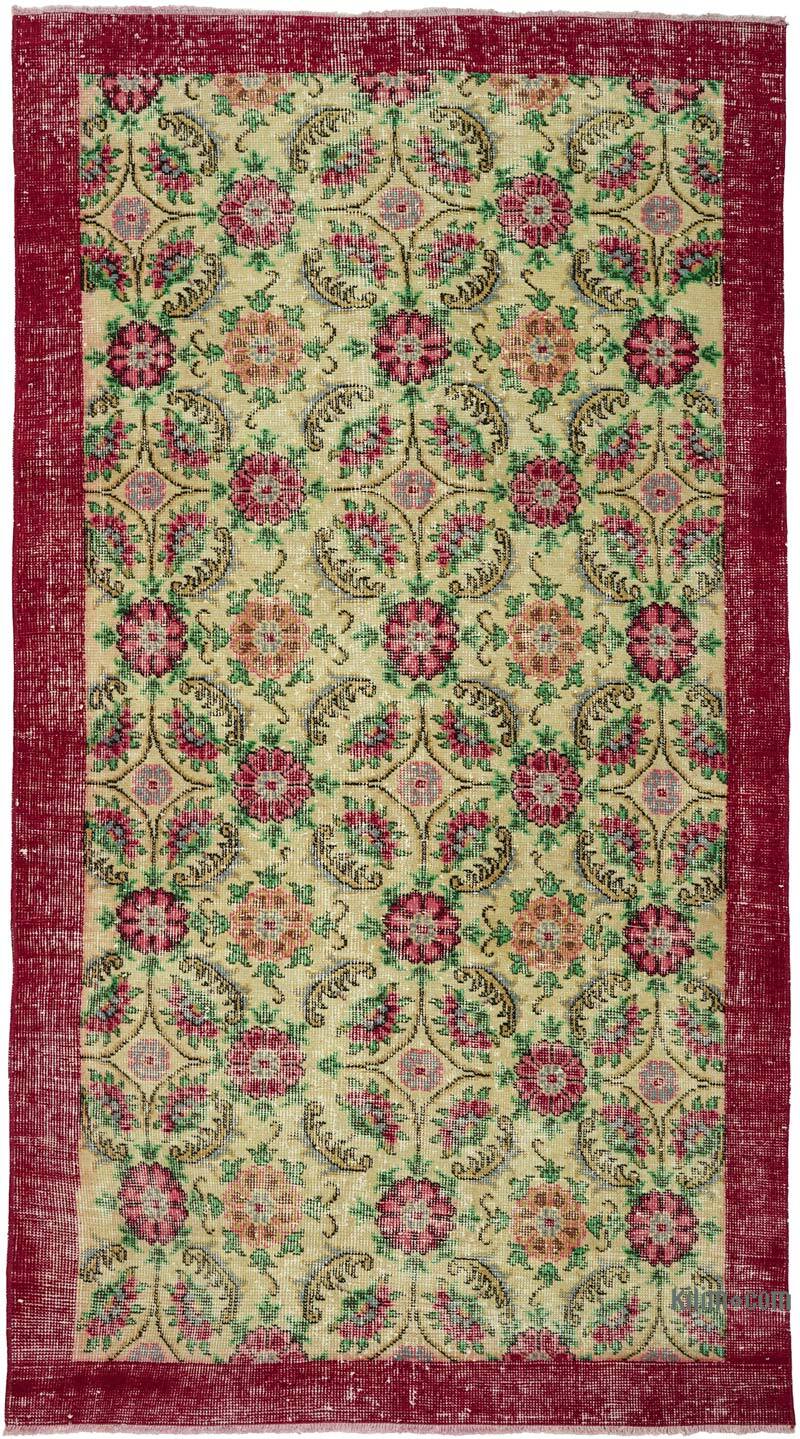 Vintage Turkish Hand-Knotted Rug - 3' 9" x 6' 9" (45" x 81") - K0073119