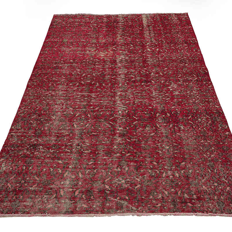 El Dokuma Vintage Halı - 118 cm x 216 cm - K0073130