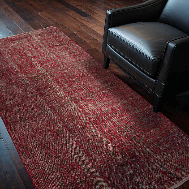 El Dokuma Vintage Halı - 118 cm x 216 cm - K0073130