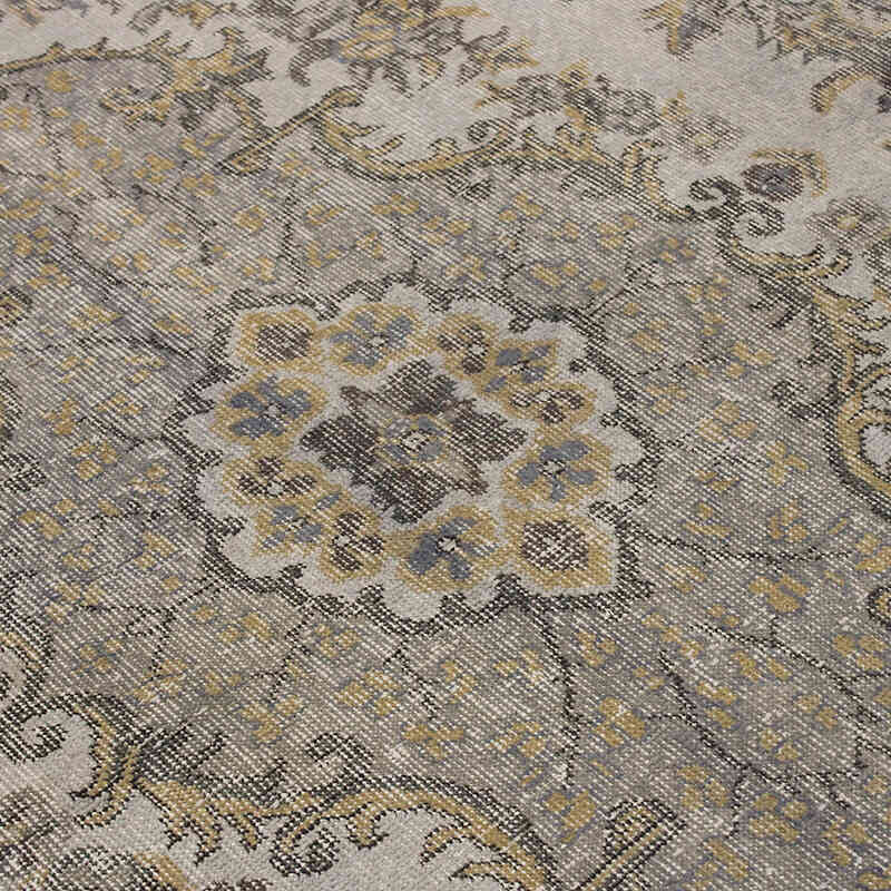 Alfombra Turca Vintage Sobre-teñida - 202 cm x 322 cm - K0073136