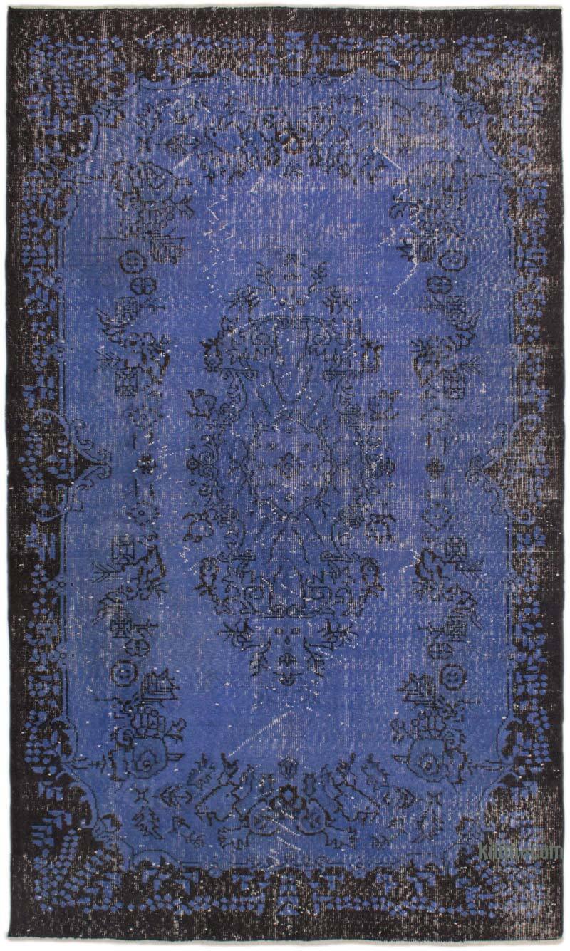 Boyalı El Dokuma Vintage Halı - 145 cm x 247 cm - K0073137