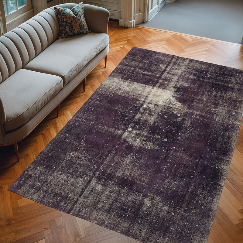 Alfombra Turca Vintage Sobre-teñida - 206 cm x 316 cm - K0073138