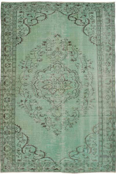 Alfombra Turca Vintage Sobre-teñida - 177 cm x 265 cm