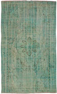Alfombra Turca Vintage Sobre-teñida - 170 cm x 290 cm