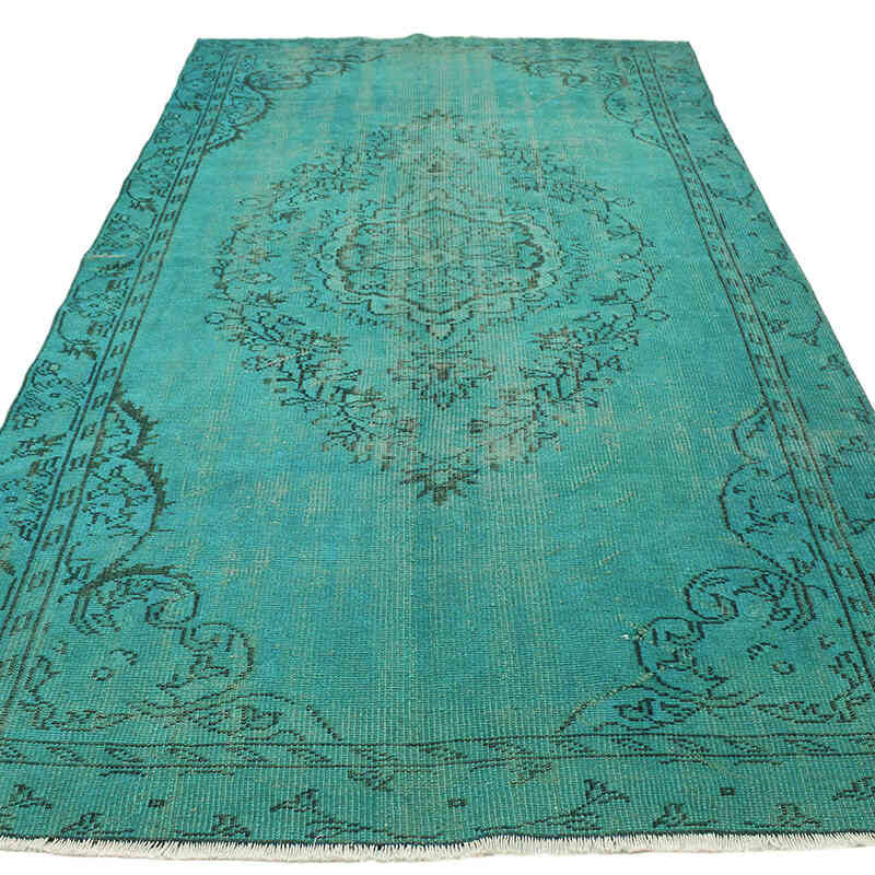 Alfombra Turca Vintage Sobre-teñida - 163 cm x 293 cm - K0073143