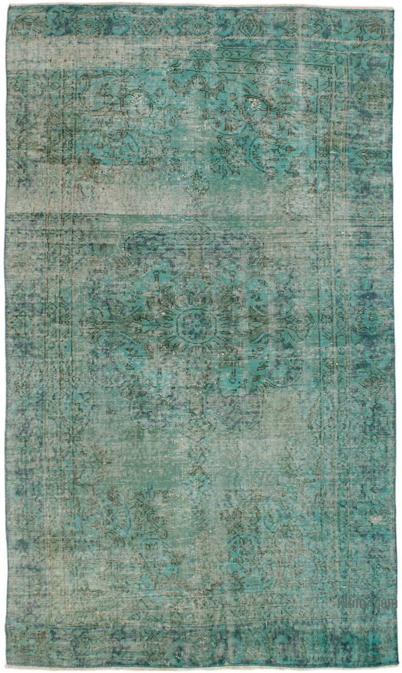 Alfombra Turca Vintage Sobre-teñida - 140 cm x 236 cm - K0073145