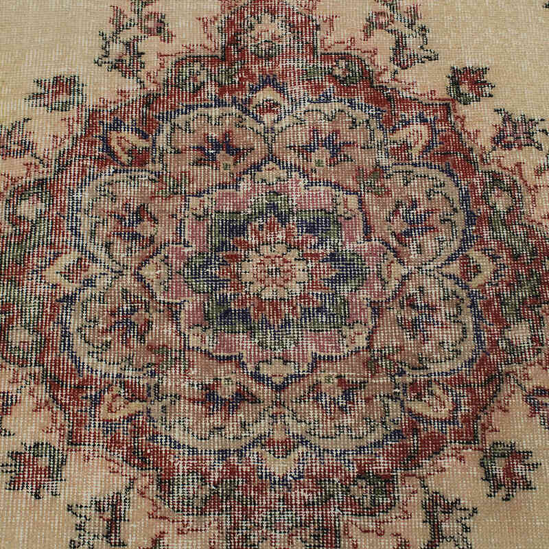 El Dokuma Vintage Halı - 127 cm x 230 cm - K0073149