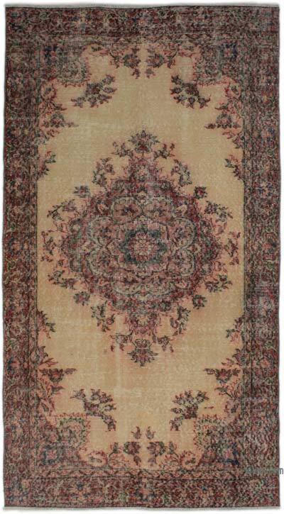 Alfombra Vintage Turca Anudada a Mano - 127 cm x 230 cm