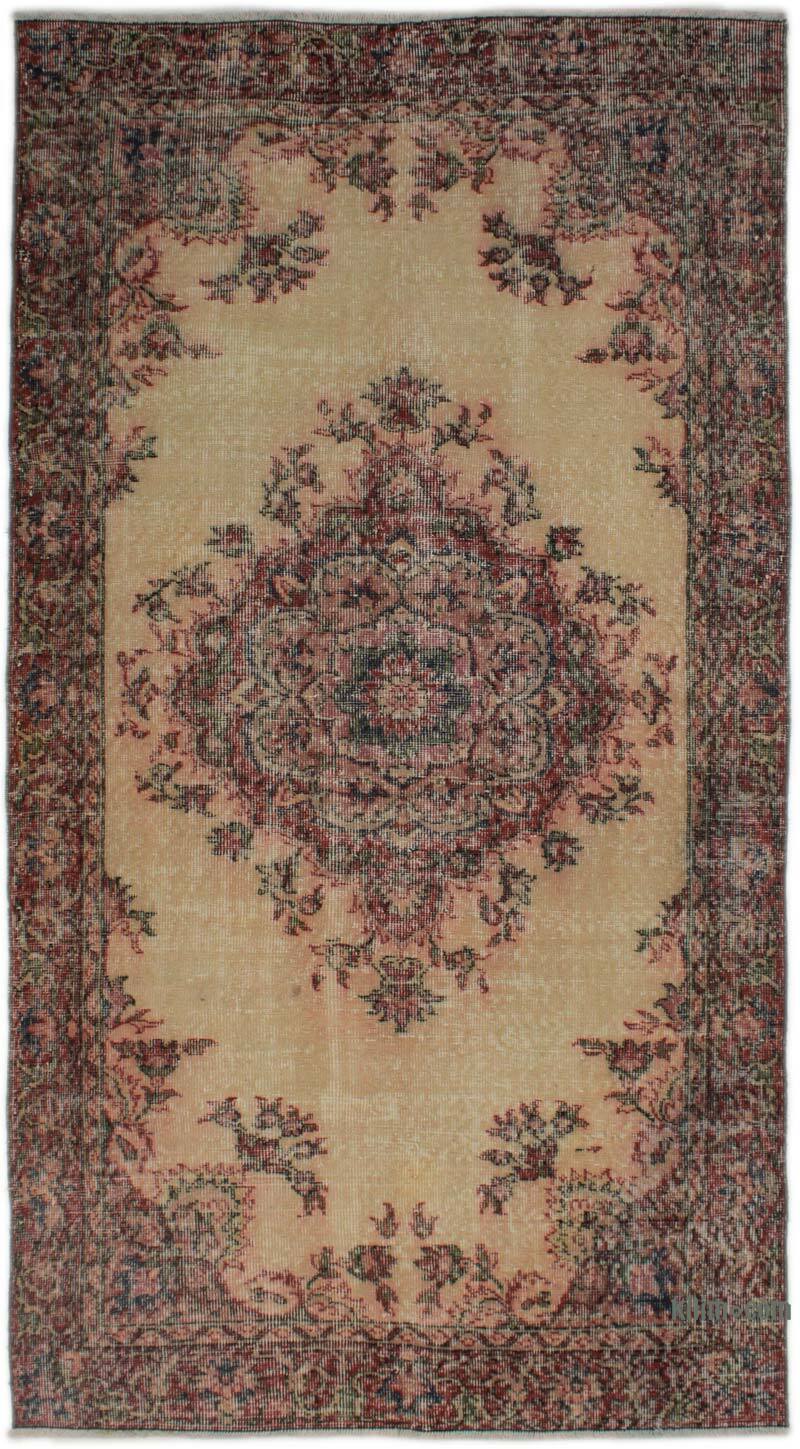 El Dokuma Vintage Halı - 127 cm x 230 cm - K0073149