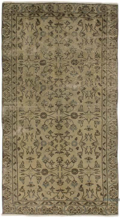 El Dokuma Vintage Halı - 108 cm x 200 cm