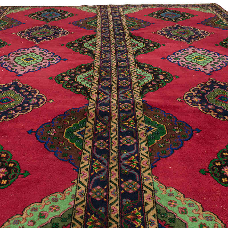 Alfombra Vintage Turca Anudada a Mano - 292 cm x 372 cm - K0073172