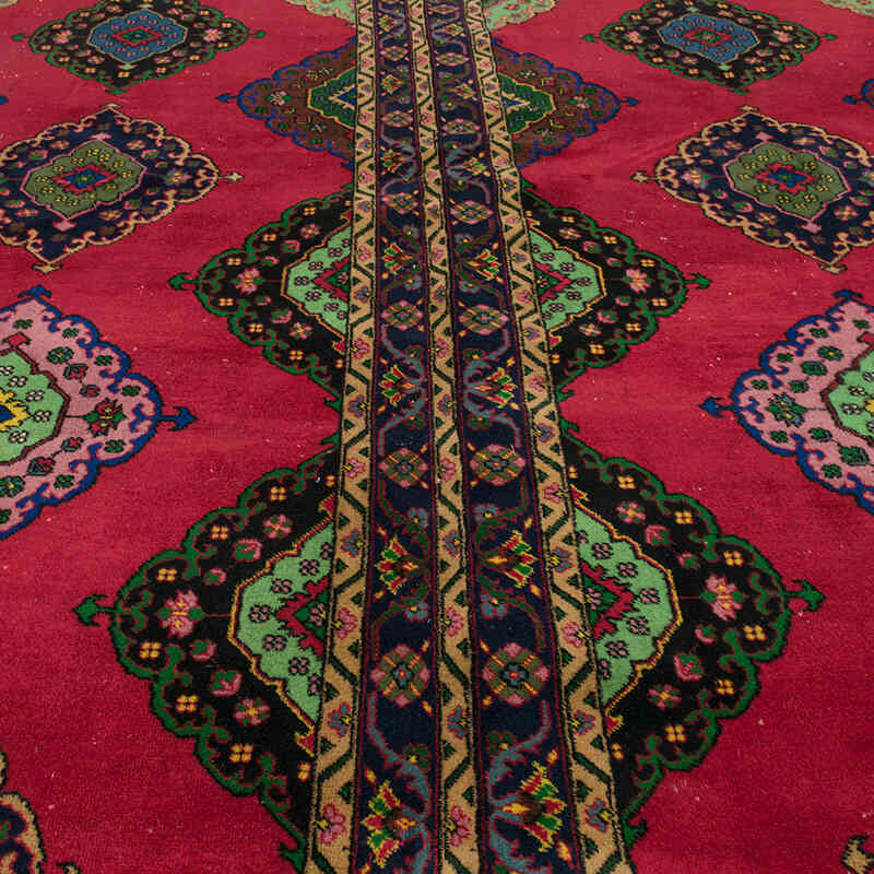 Alfombra Vintage Turca Anudada a Mano - 292 cm x 372 cm - K0073172