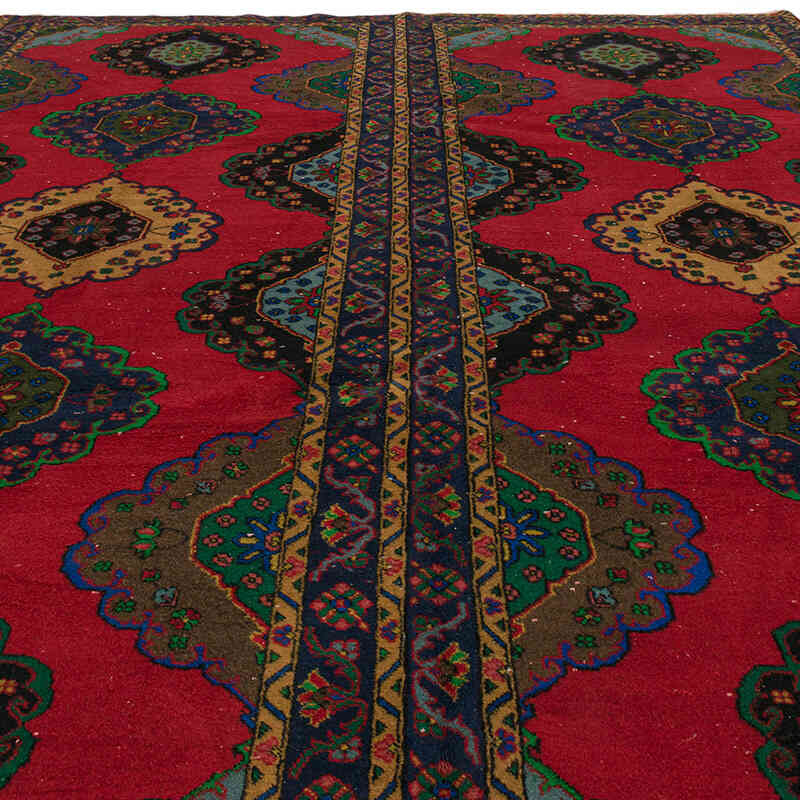 Alfombra Vintage Turca Anudada a Mano - 286 cm x 388 cm - K0073173
