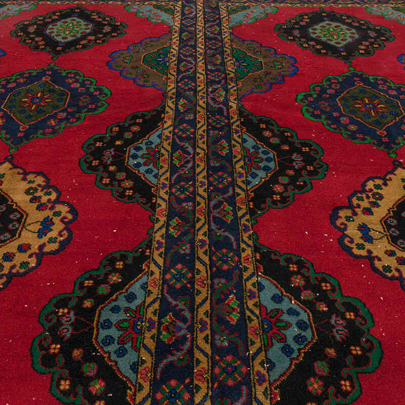 Alfombra Vintage Turca Anudada a Mano - 286 cm x 388 cm - K0073173