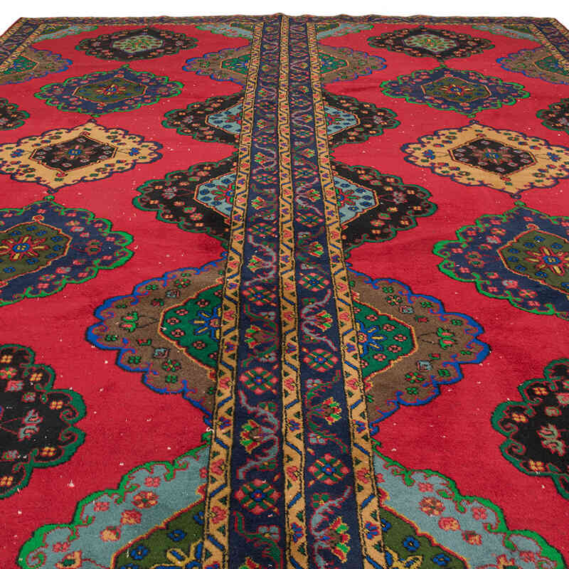 Alfombra Vintage Turca Anudada a Mano - 286 cm x 388 cm - K0073173