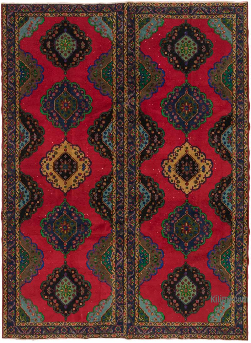 Alfombra Vintage Turca Anudada a Mano - 286 cm x 388 cm - K0073173
