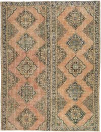Vintage Turkish Hand-Knotted Rug - 9' 6" x 12' 4" (114" x 148")