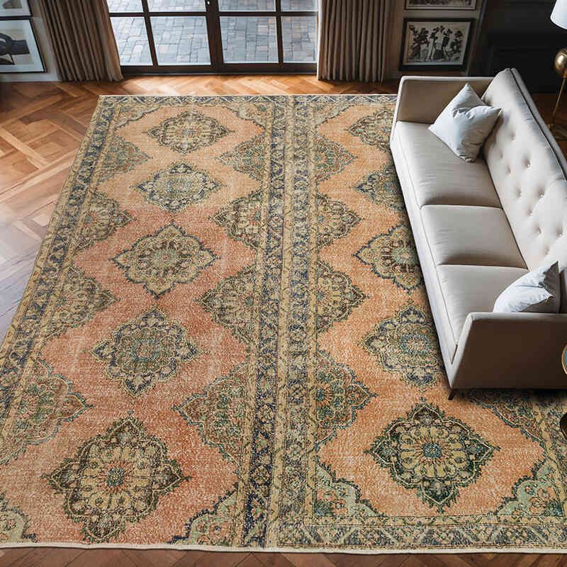El Dokuma Vintage Hali - 290 cm x 376 cm - K0073174