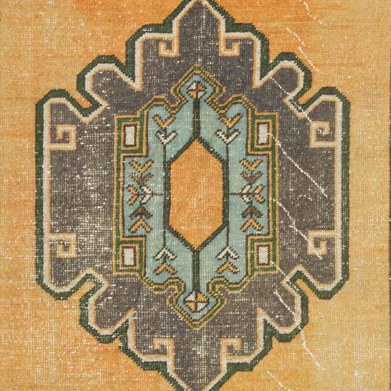 Alfombra Vintage Turca Anudada a Mano - 280 cm x 353 cm - K0073175
